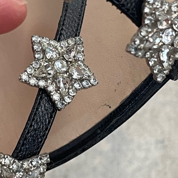 Authentic Manolo Blahnik sandals with crystal stars. - Picture 9 of 17